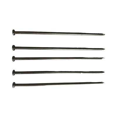 200mm Round Head Smooth Fluted Masonry Steel Nails Common Steel Nails For Building Construction