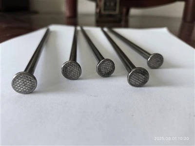 8 Inch Common Galvanized Steel Masonry Nails Smooth Shank Fluted Ring Spiral Barbed Diamond Point Pack Carton
