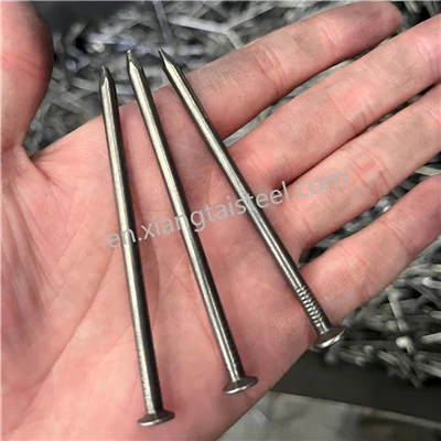High Quality 7 Inch Galvanized Wood Brad Cap Head Smooth Common Nail Construction Low Carbon Steel Wire Factory Direct High