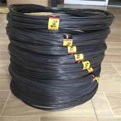 Factory Direct Sale. Flexible Black Annealed Iron Wire. Low Cost. Q195/Q235. BWG12/16/18 Specifications. Iron Wire Bundle Packaging.