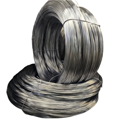 Q195 Low Carbon Steel Wire Hot Dipped Galvanized For Binding Loop Tie Flat Bending Cutting Binding Welding Iron Wire Product